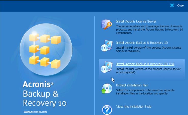 Acronis как перенести раздел