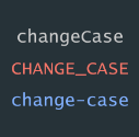change case logo