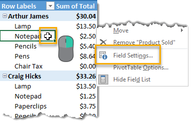 Open-Field-Settings-to-Show-Items-with-No-Data 101 Advanced Pivot Table Tips And Tricks You Need To Know