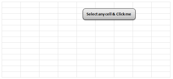 Demo of your first macro using Excel VBA - A button to make any cell red