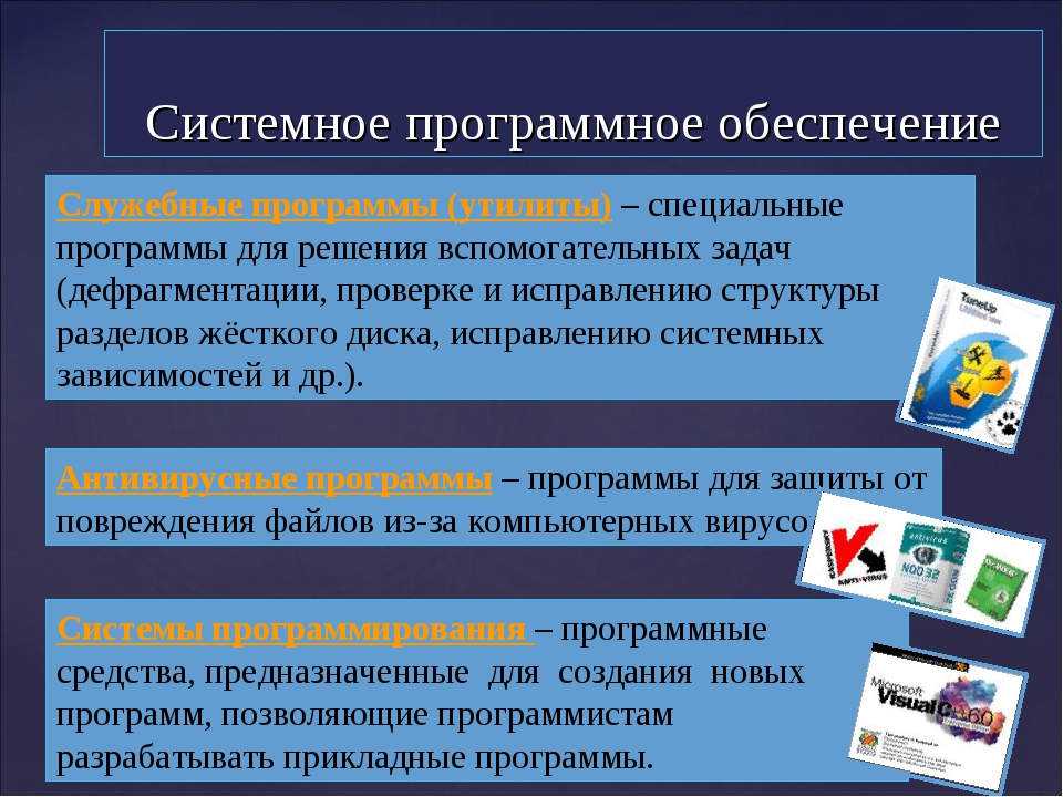 Системное программное обеспечение прикладное программное обеспечение презентация