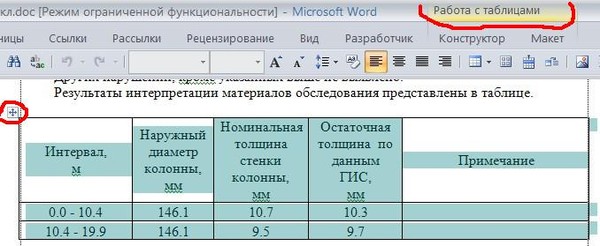 Как удалить таблицу в ворде